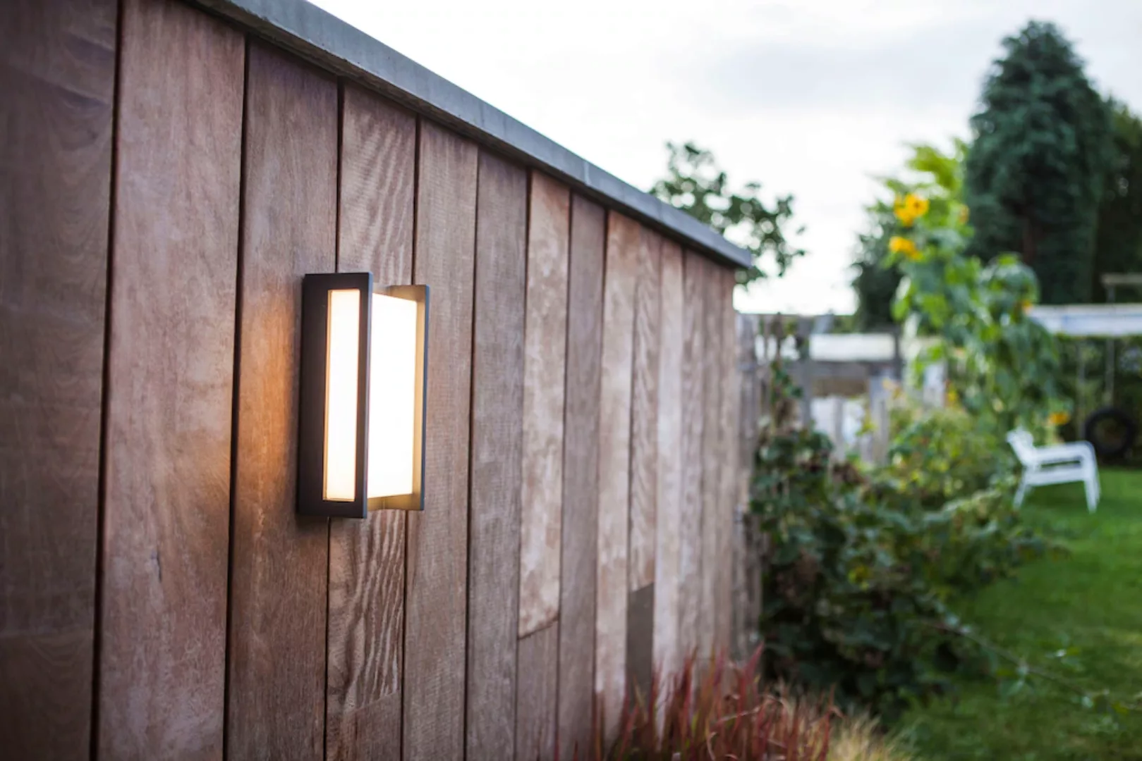 LED-Außenwandleuchte Qubo, RGBW smart steuerbar günstig online kaufen