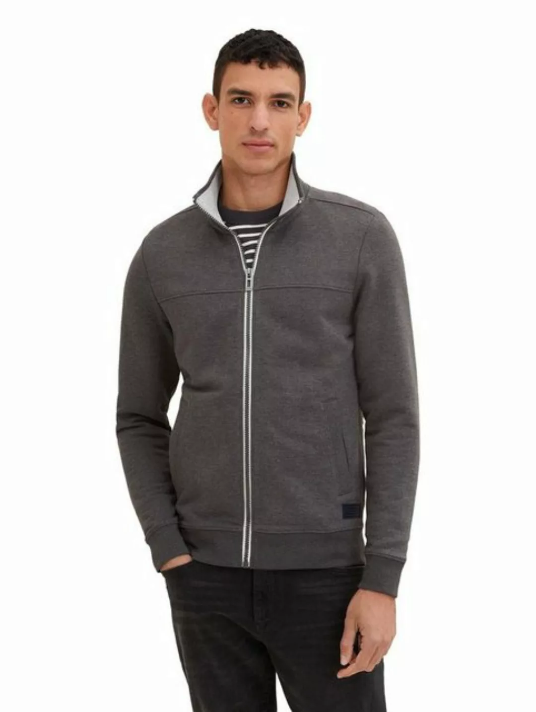 TOM TAILOR Sweatjacke Sweatjacke mit Ziernaht günstig online kaufen