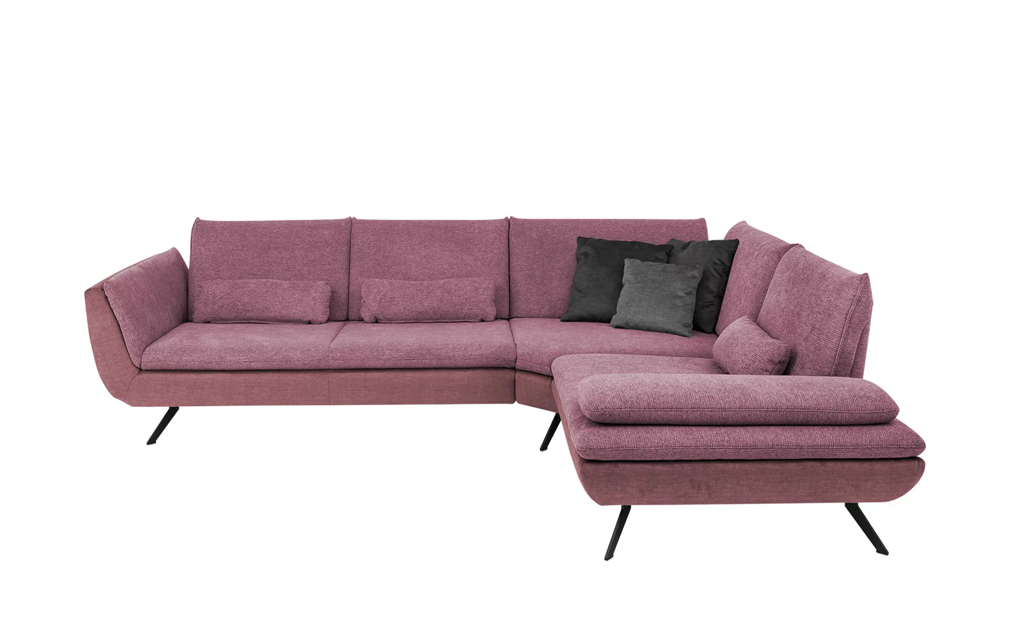 Ecksofa   Luca  ¦ rot ¦ Maße (cm): B: 314 H: 88 T: 244.0 Polstermöbel > Sof günstig online kaufen