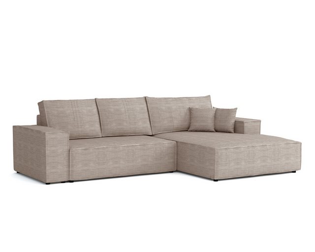 Deine Möbel 24 Wohnlandschaft MARCO 294 cm breit Ecksofa Sofa Wohnzimmer L- günstig online kaufen