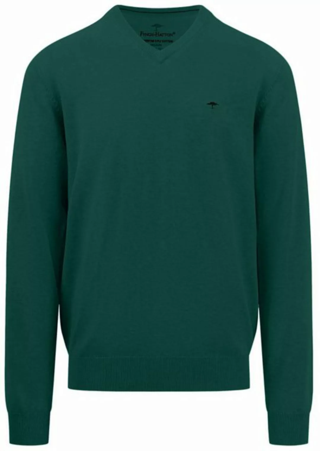 FYNCH-HATTON Strickpullover - klassischer Pullover einfarbig - Basic Pullov günstig online kaufen