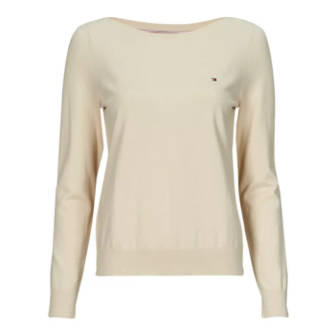 Tommy Hilfiger  Pullover CO JERSEY STITCH BOAT-NK SWEATER günstig online kaufen