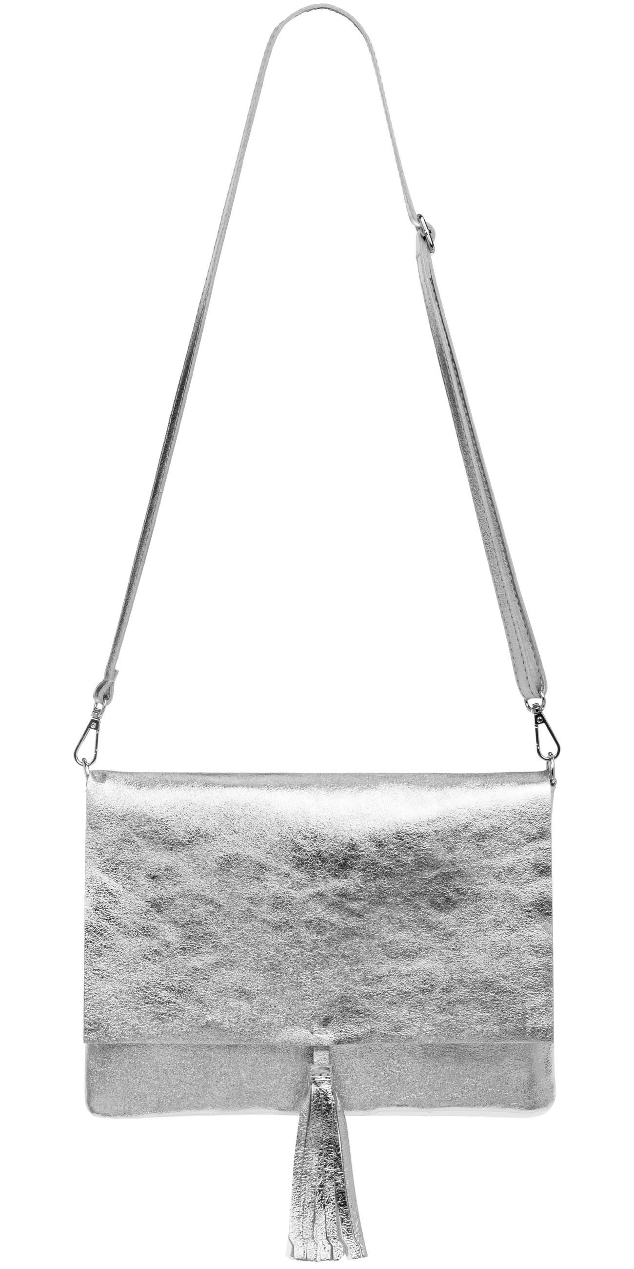 Caspar Umhängetasche xl Clutch Leder Damen günstig online kaufen