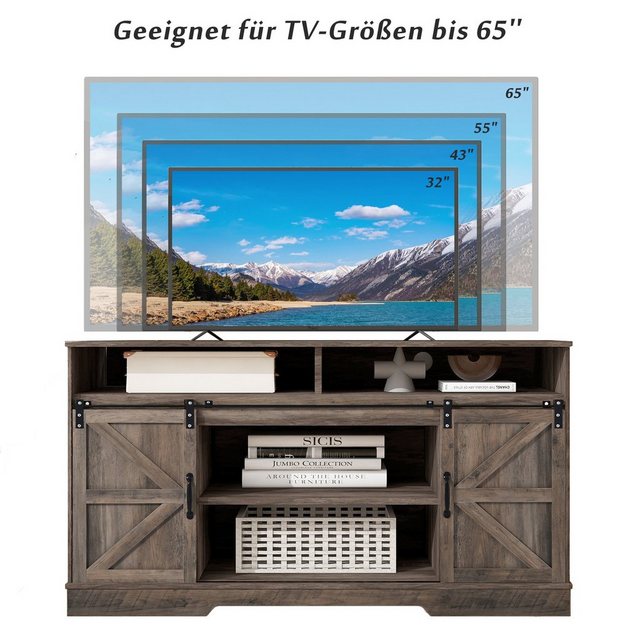 HAUSS SPLOE TV-Schrank Sideboard TV-Schrank Kommode vertikaler Schrank, Auf günstig online kaufen