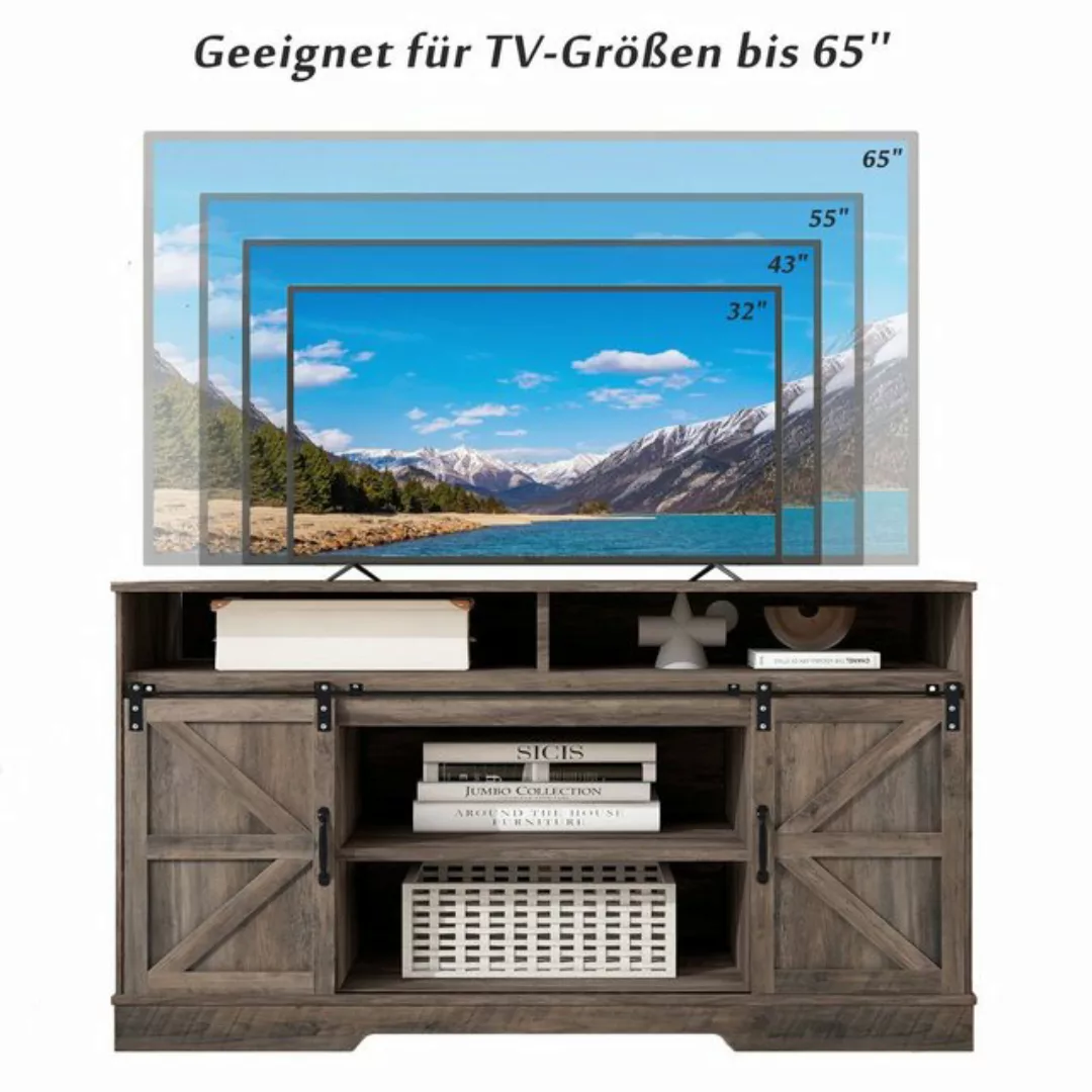 REDOM TV-Schrank TV Schrank Fernsehschrank Sideboard (Bauernhaus Design, In günstig online kaufen