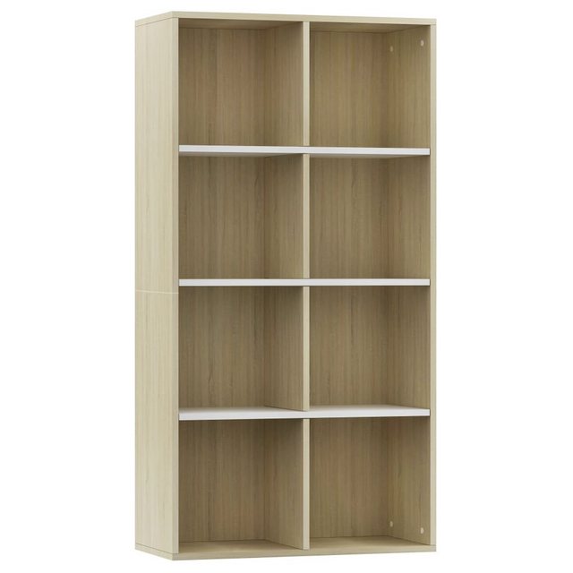 vidaXL Bücherregal Standregal Bücherregal Regalschrank Sideboard Weiß Sonom günstig online kaufen