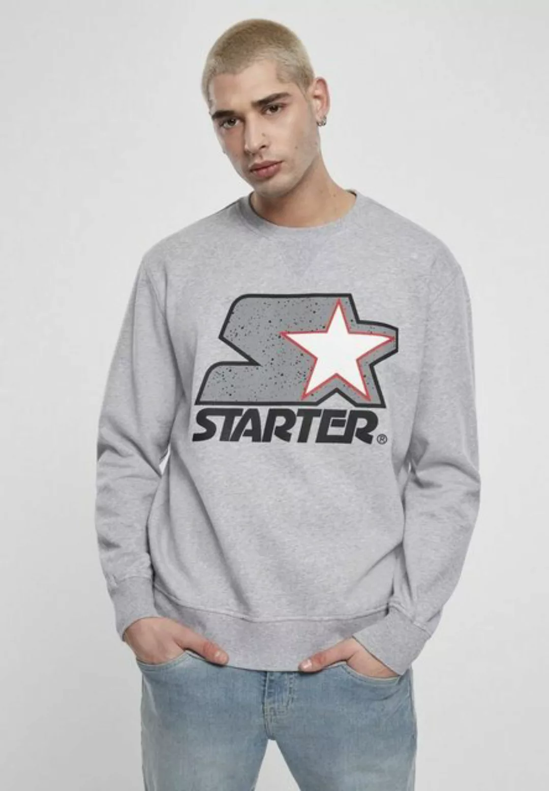 Starter Black Label Rundhalspullover "Herren Starter Multicolored Logo Swea günstig online kaufen