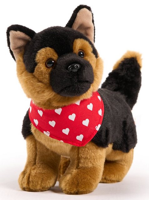 Uni-Toys Kuscheltier Deutscher Schäferhund m.Halstuch (Herzchen-Motiv) - 26 günstig online kaufen