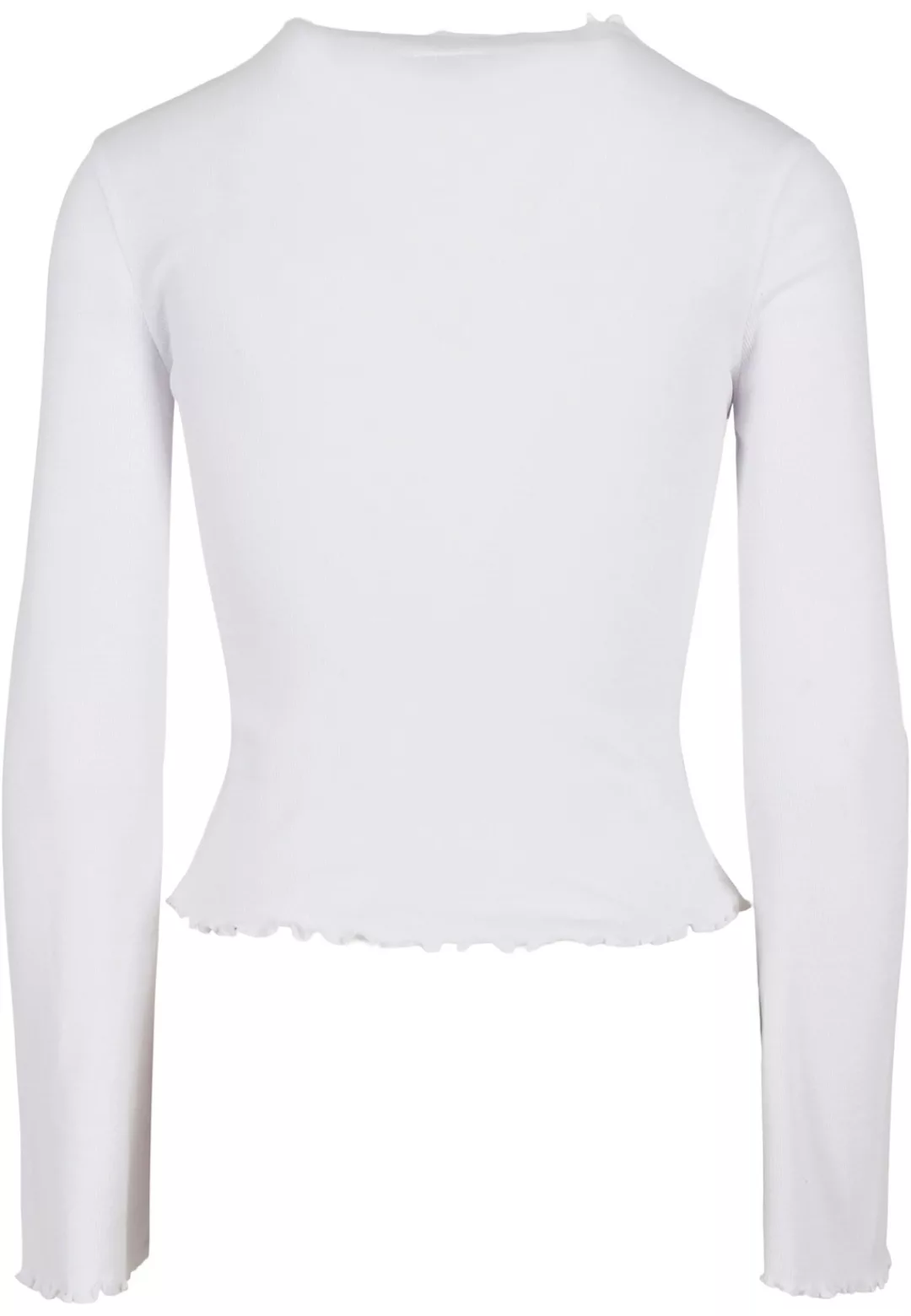 URBAN CLASSICS Langarmshirt "Urban Classics Damen Ladies Rib Turtelneck Lon günstig online kaufen