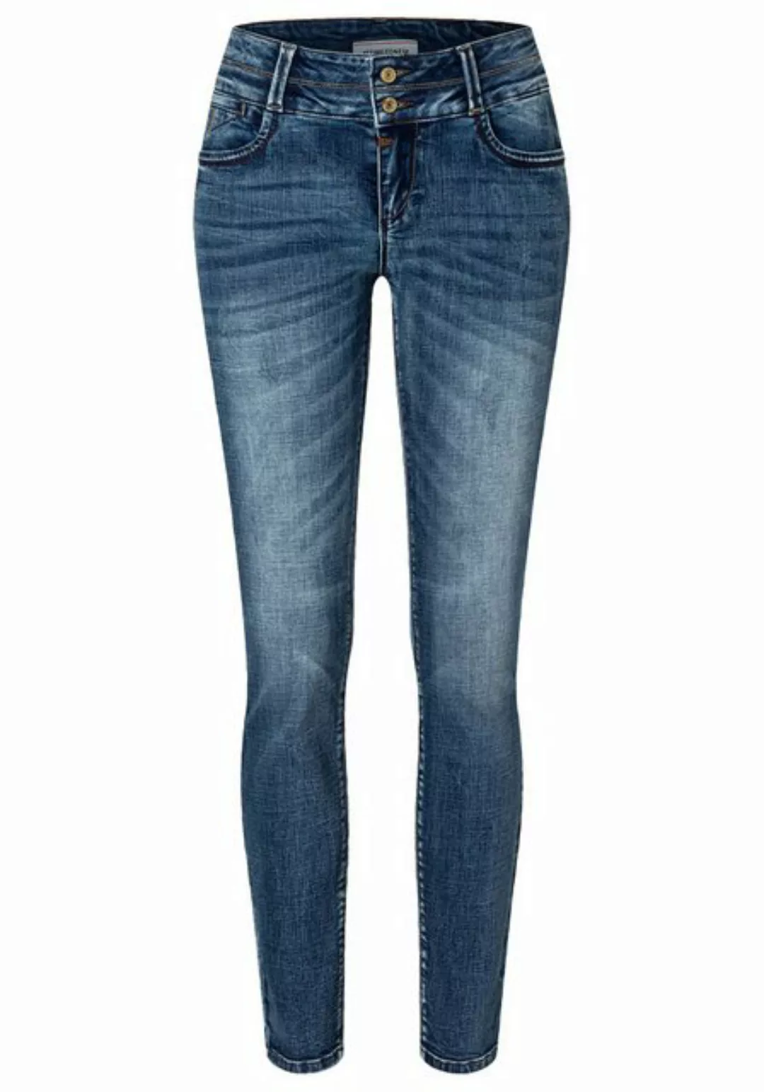 TIMEZONE Damen Jeans SLIM ENAYTZ - Slim Fit - Blau - Blue Steel Wash günstig online kaufen