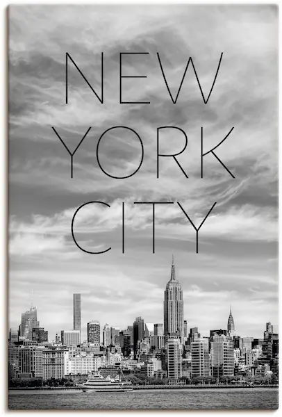 Artland Wandbild "NYC Midtown Manhattan", New York, (1 St.), als Leinwandbi günstig online kaufen