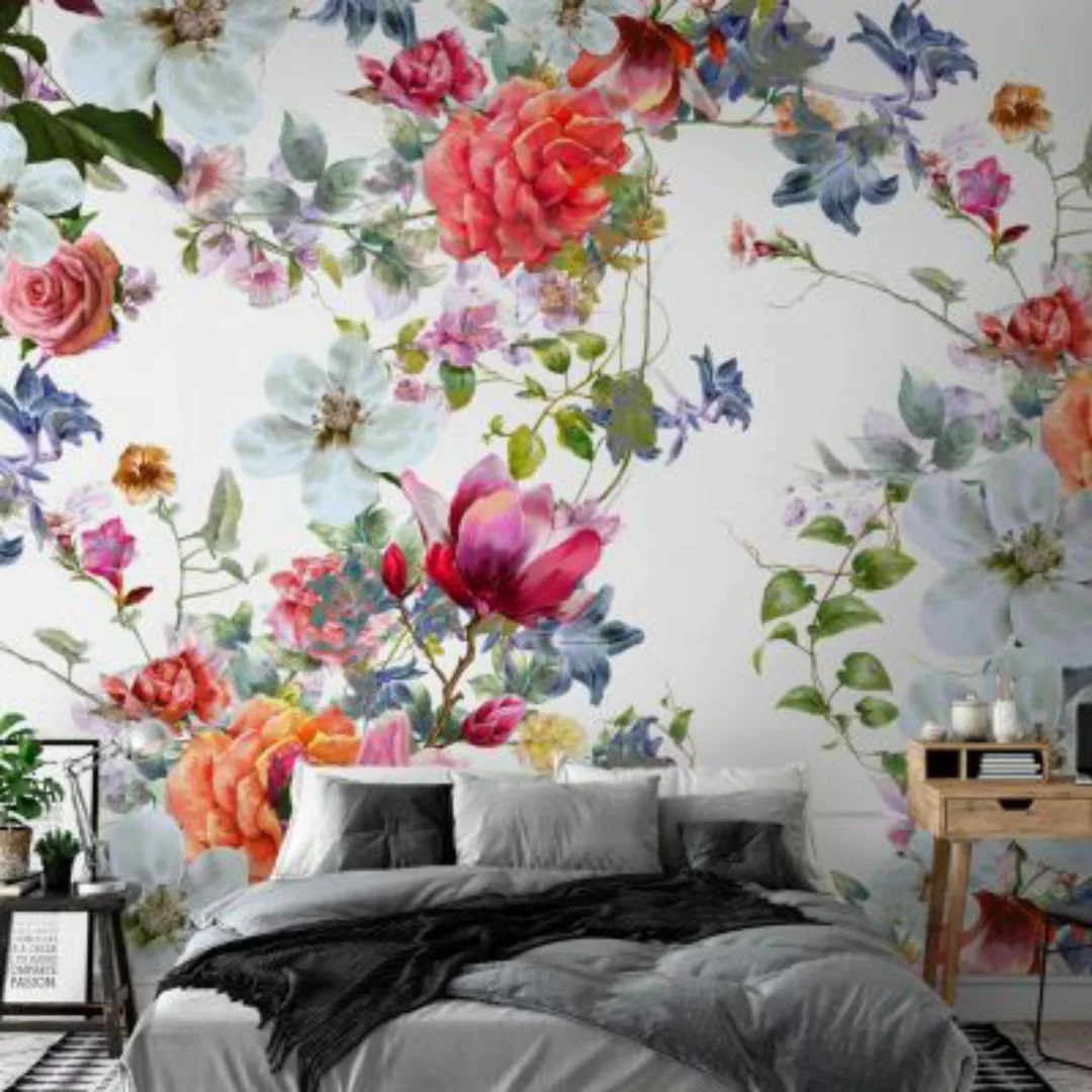 artgeist Fototapete Multi-Colored Bouquets mehrfarbig Gr. 400 x 280 günstig online kaufen