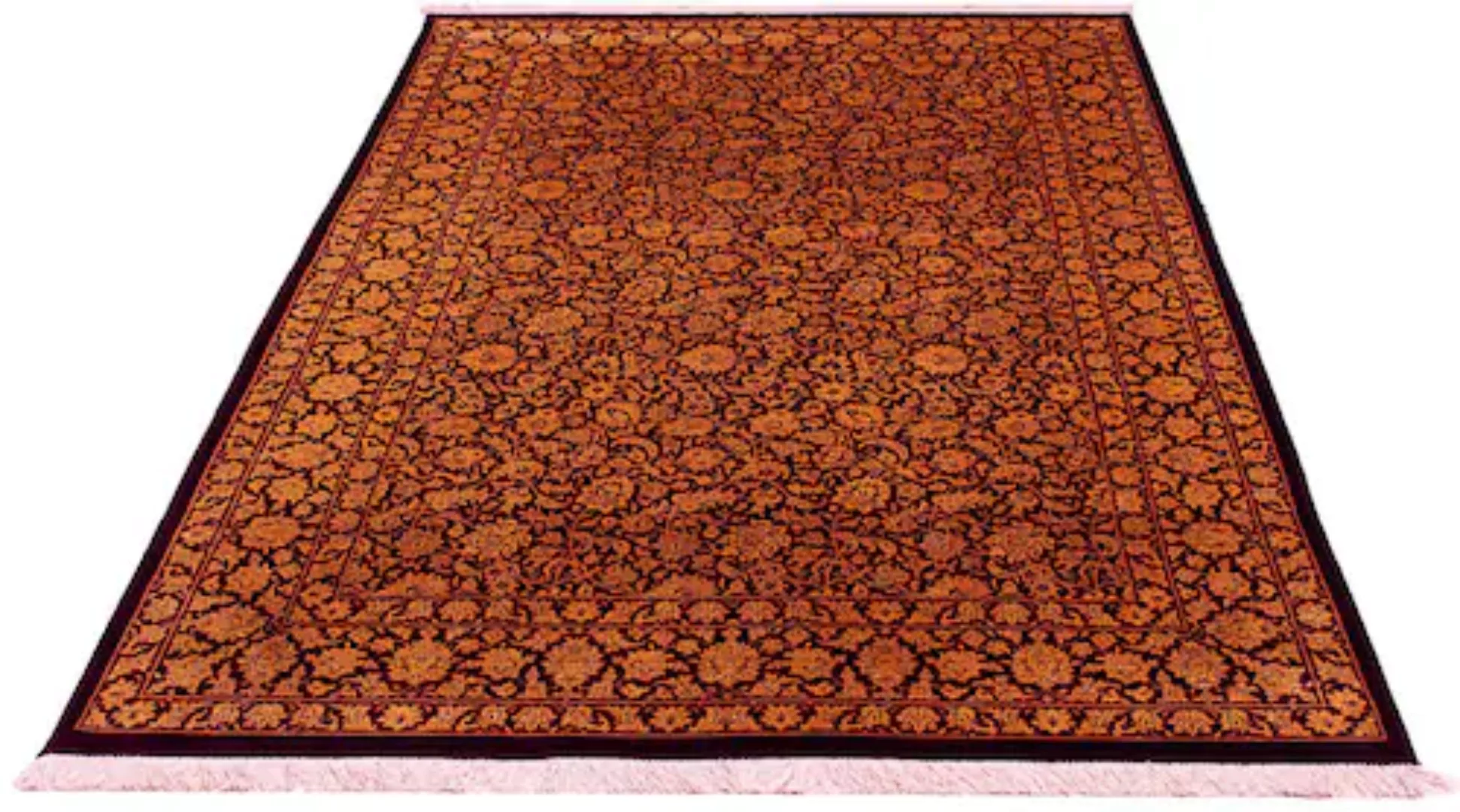 morgenland Seidenteppich »Ghom - Seide Medaillon 216 x 132 cm«, rechteckig günstig online kaufen