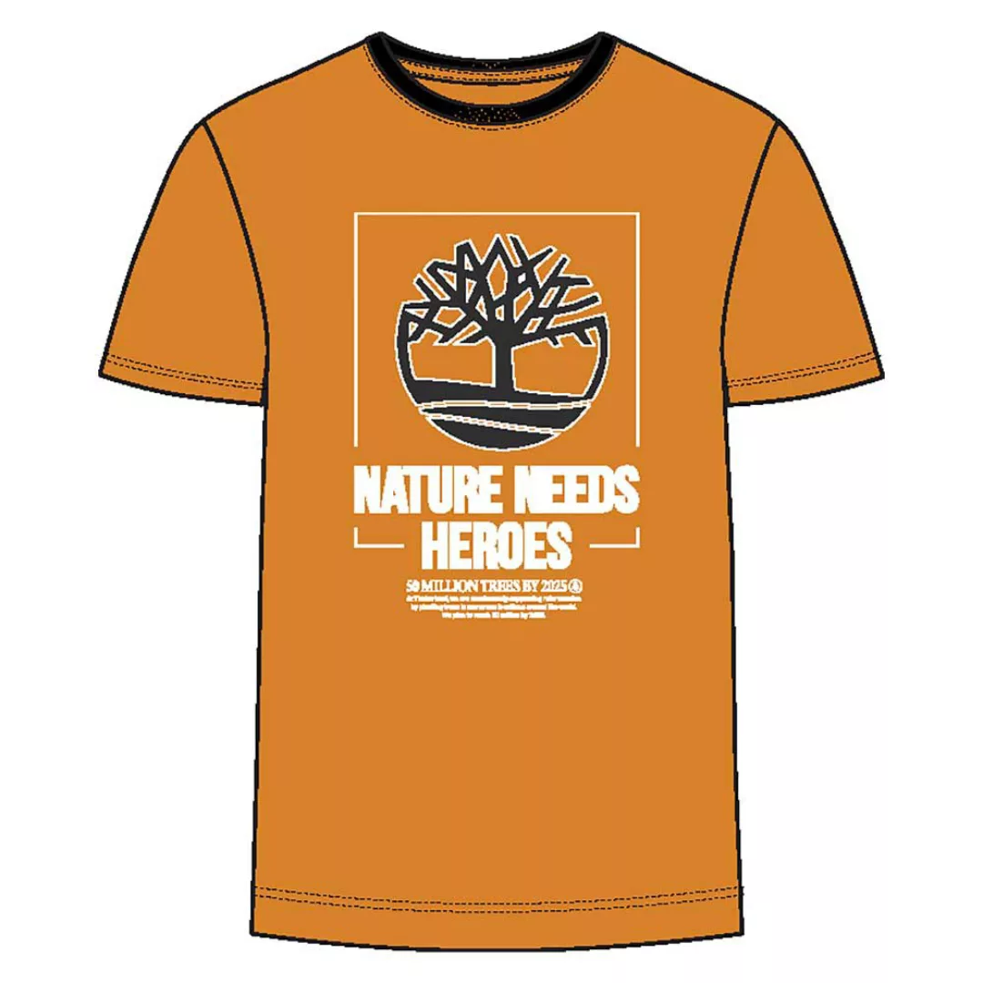Timberland Nature Needs Heroes Front Graphic Regular Kurzarm T-shirt M Dark günstig online kaufen