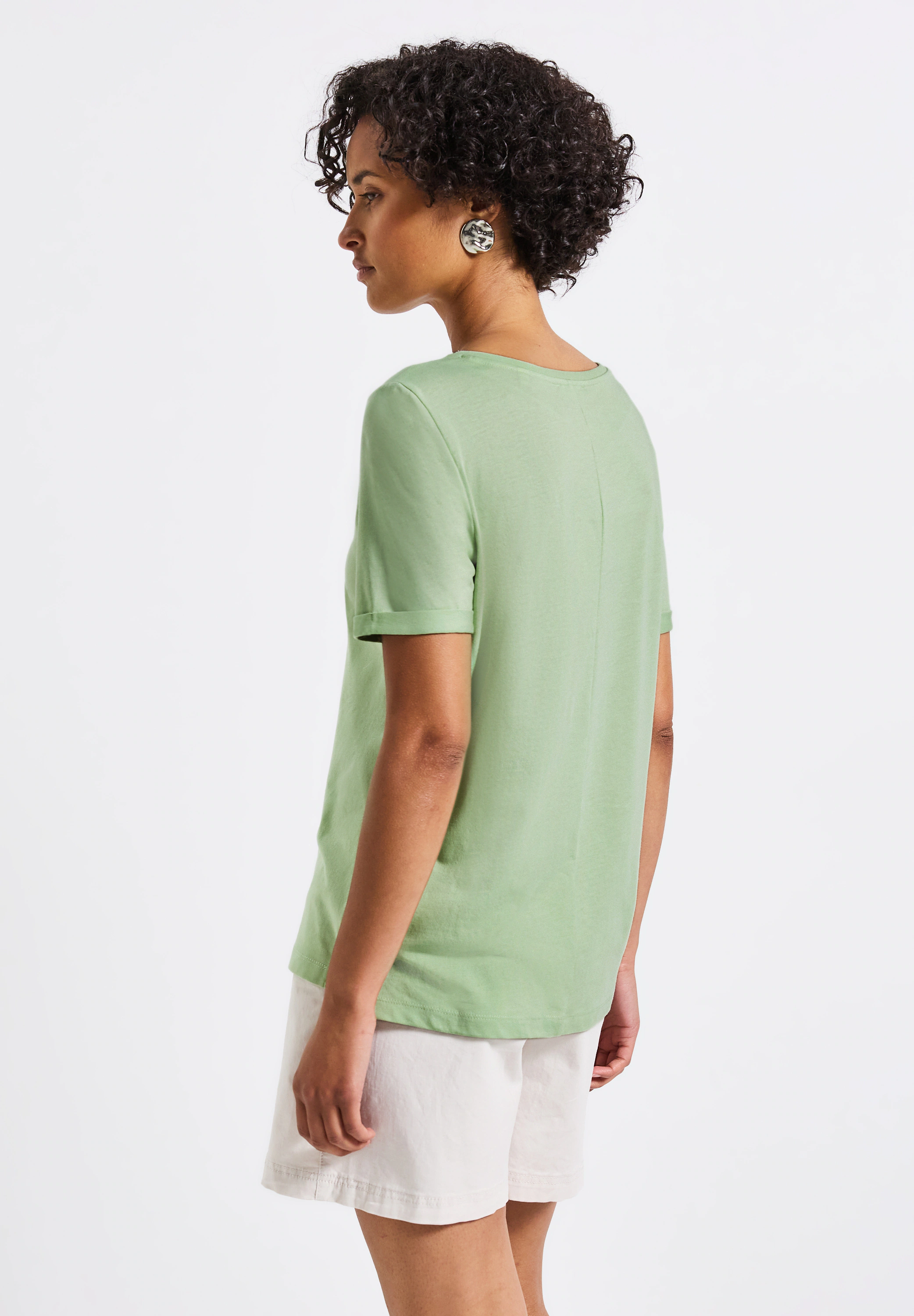 STREET ONE T-Shirt, mit U-Boot-Ausschnitt günstig online kaufen