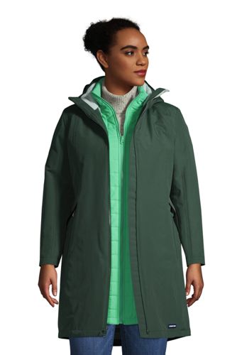 3-in-1-Mantel SQUALL in großen Größen, Damen, Größe: 48-50 Plusgrößen, Grün günstig online kaufen