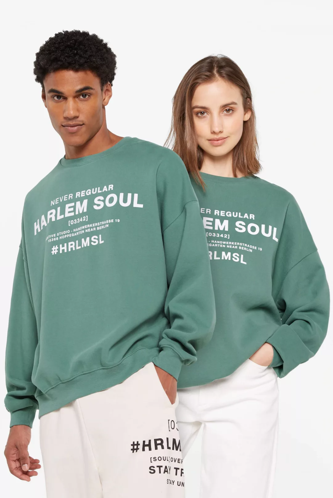 Harlem Soul Sweater, mit Lettering günstig online kaufen