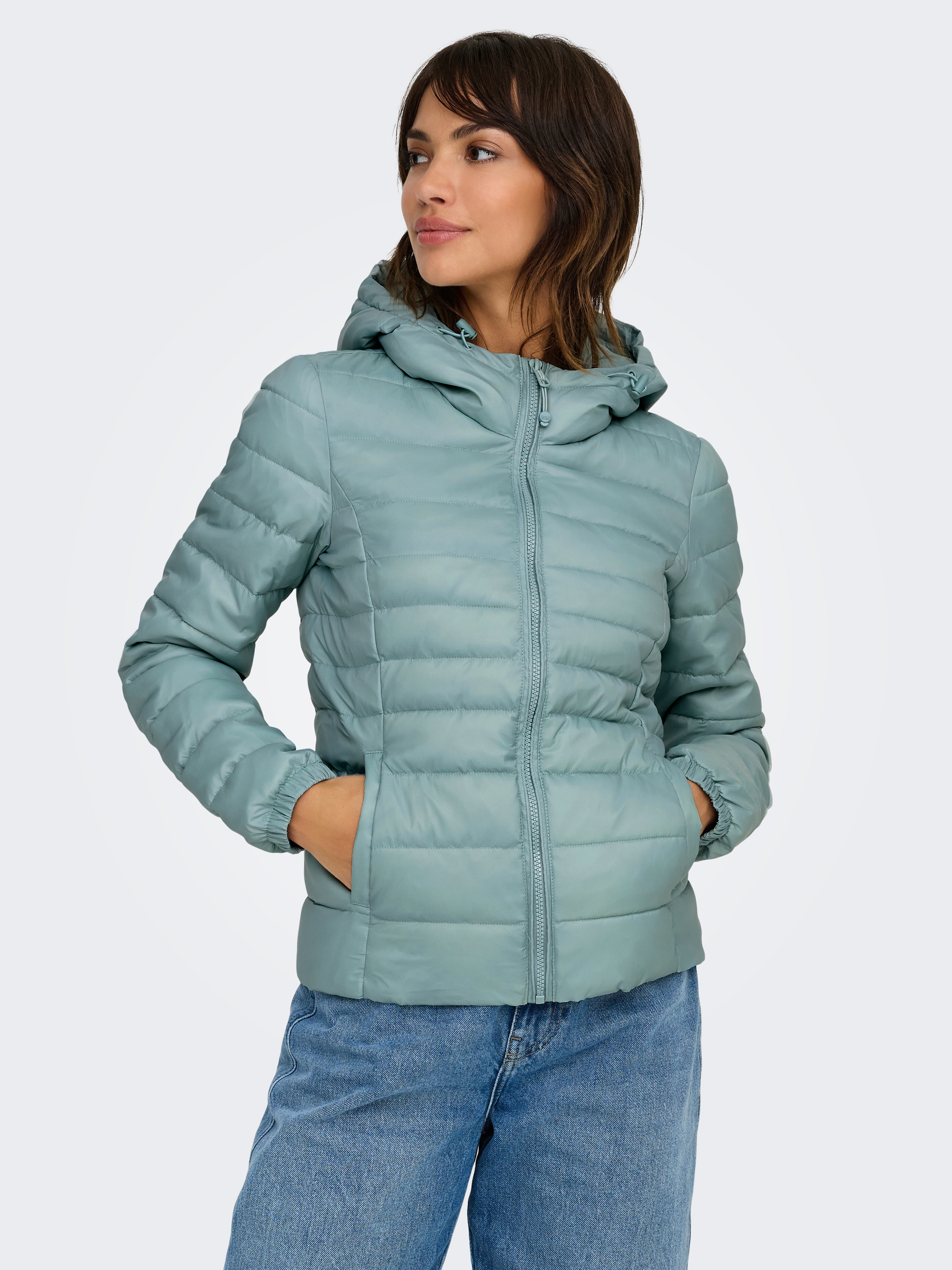 ONLY Steppjacke "ONLTAHOE HOOD JACKET OTW NOOS", mit Kapuze, in modisch kur günstig online kaufen