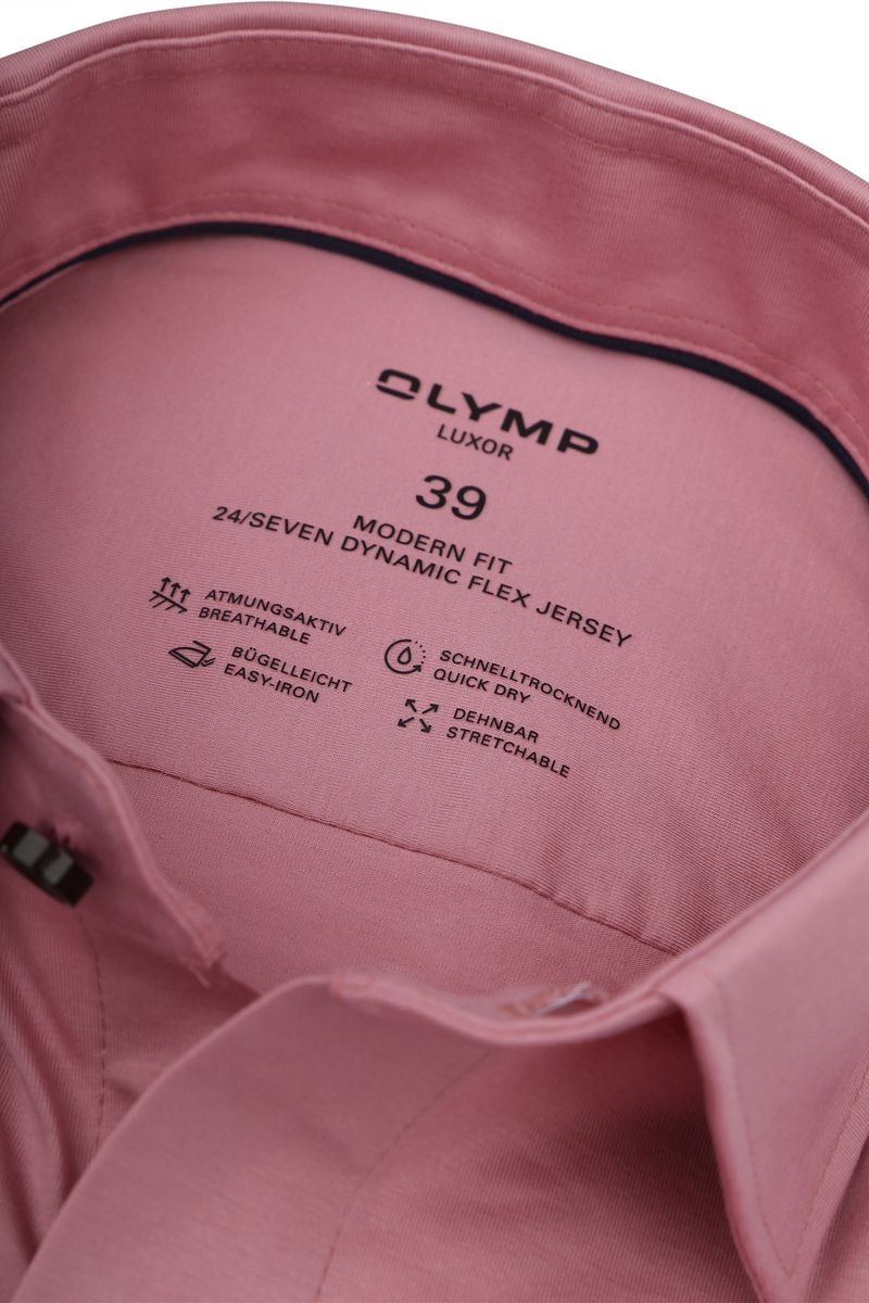 OLYMP Luxor Hemd 24/Seven Alt Rosa - Größe 44 günstig online kaufen