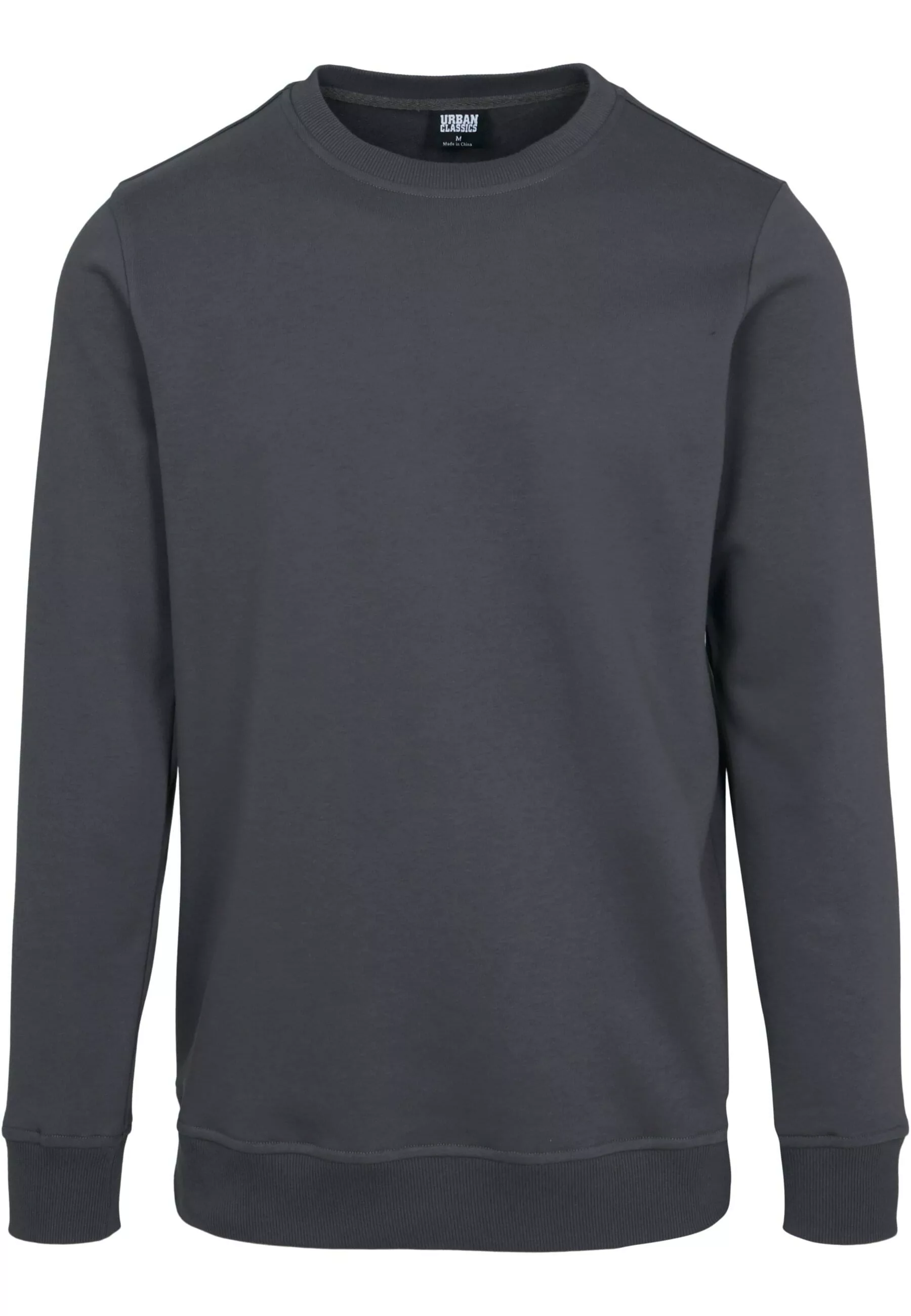 URBAN CLASSICS Rundhalspullover "Urban Classics Herren Basic Terry Crew" günstig online kaufen