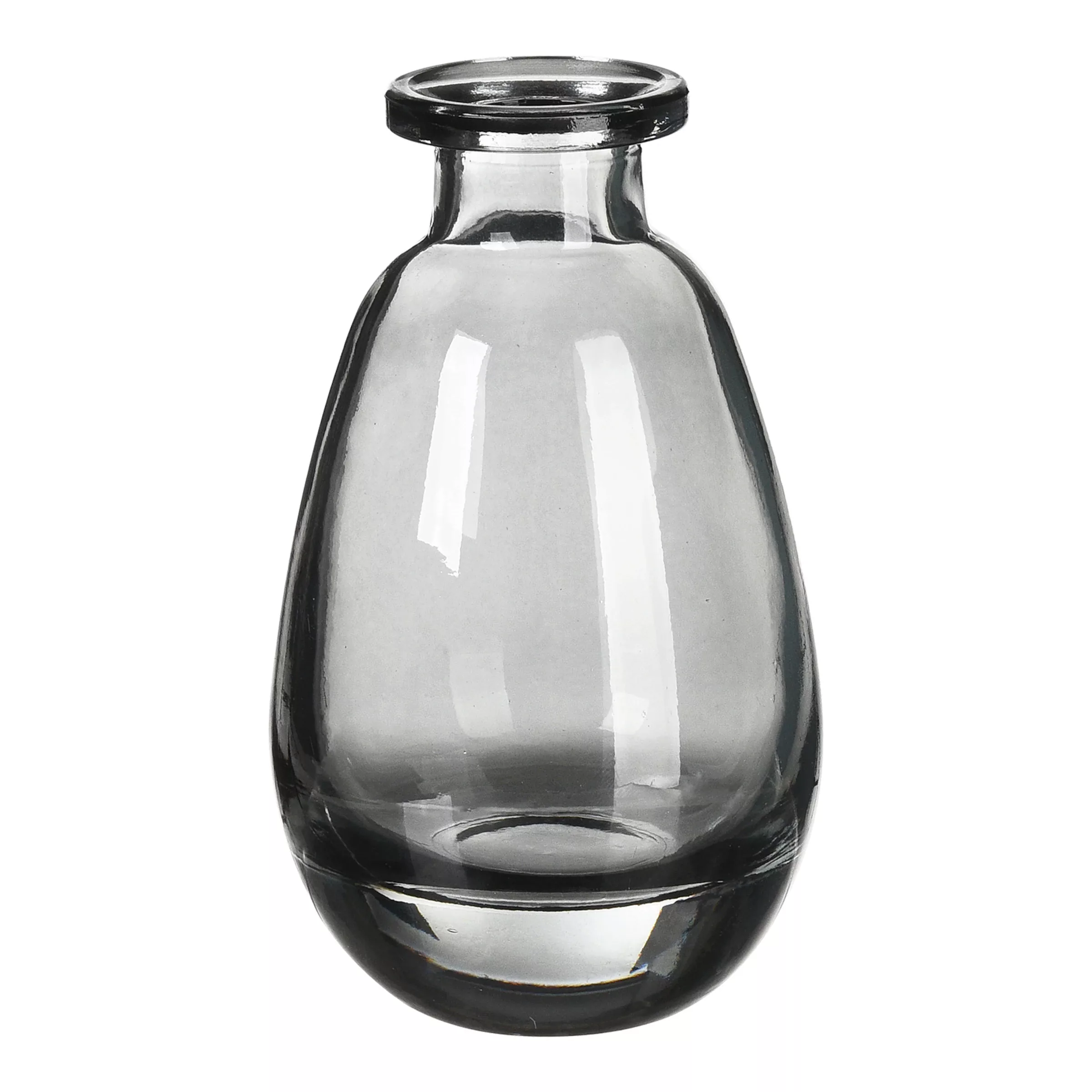 Vase SHORTY ca.7x12cm, grau günstig online kaufen
