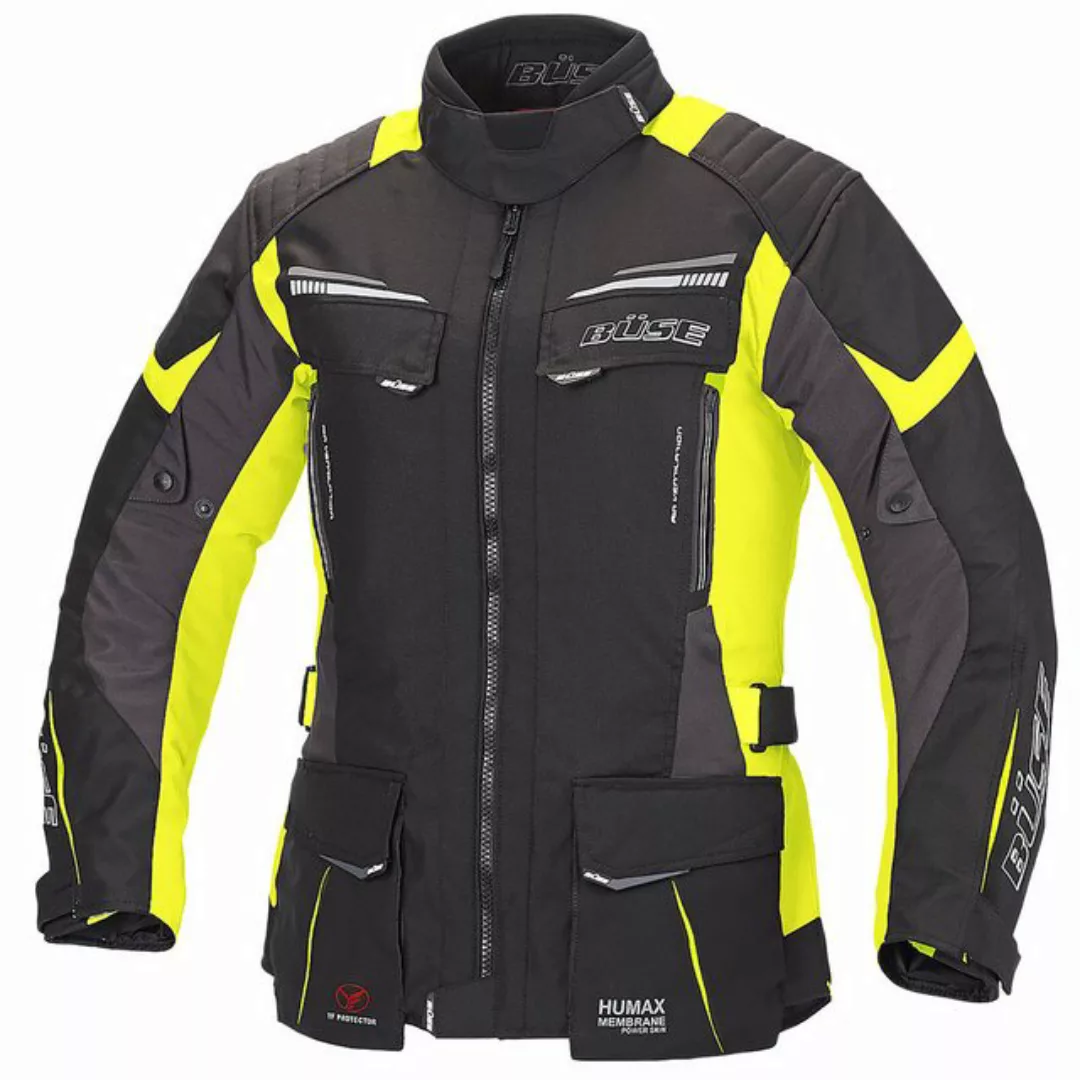 Büse Motorradjacke Büse LAGO PRO Textiljacke schwarz / gelb Damen günstig online kaufen