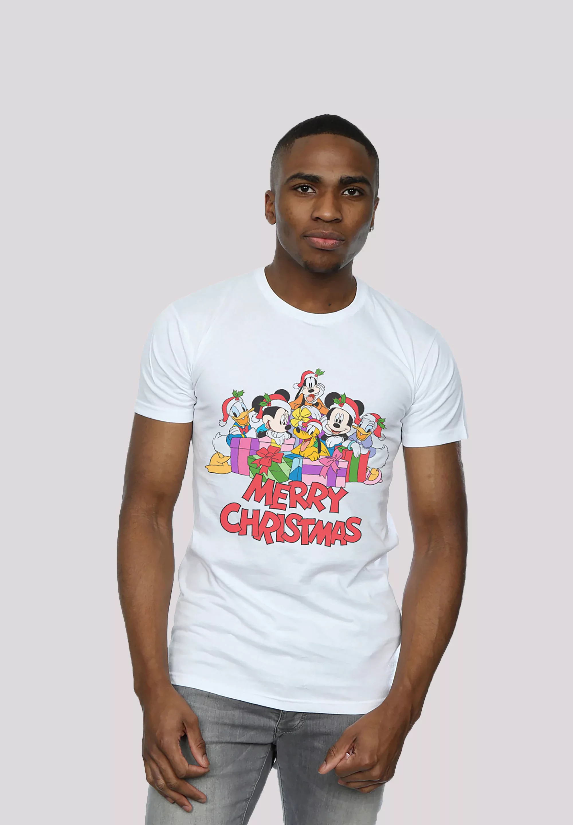 F4NT4STIC T-Shirt "Disney Micky Maus Merry Christmas", Print günstig online kaufen