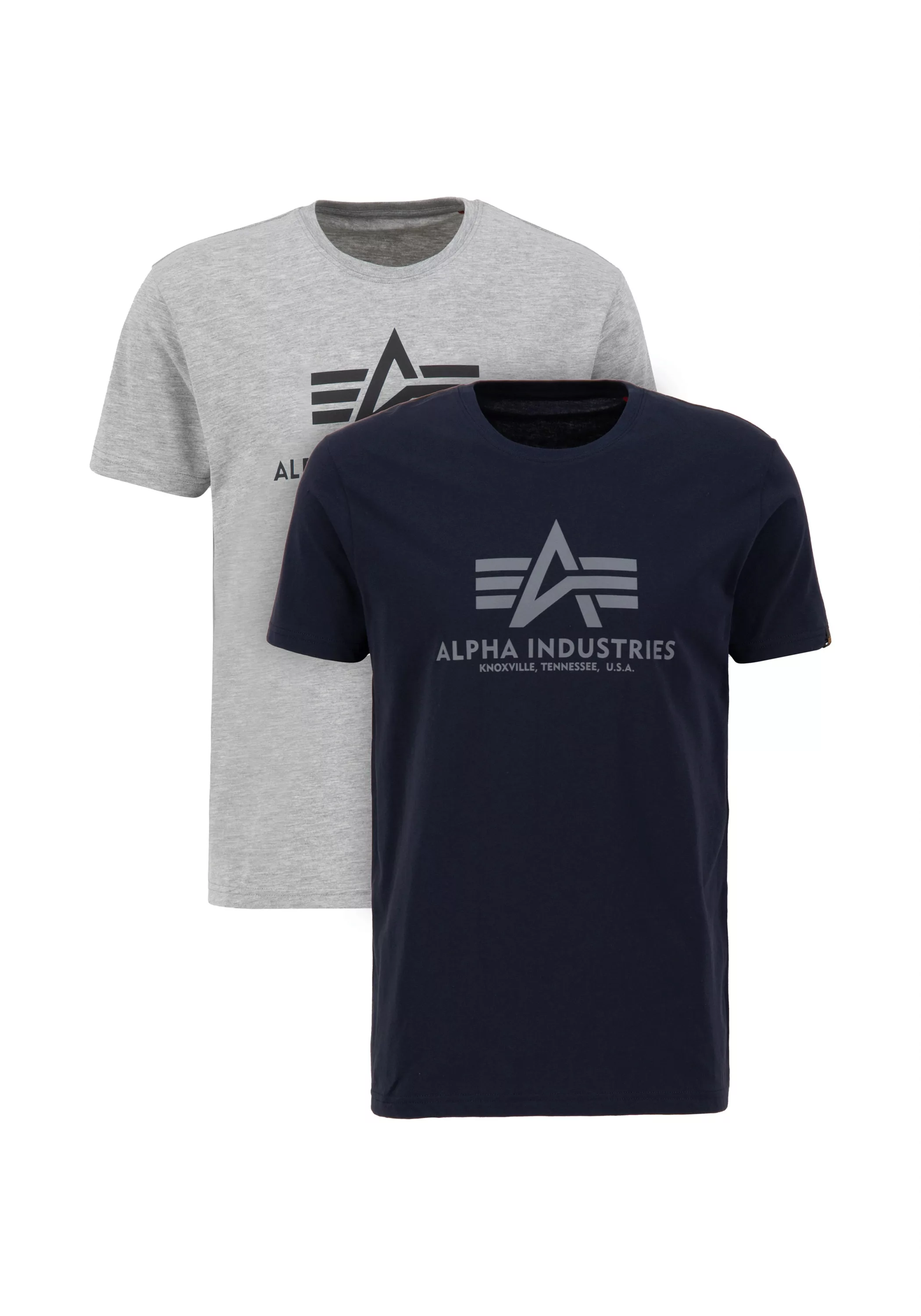 Alpha Industries T-Shirt "ALPHA INDUSTRIES Men - T-Shirts Basic T 2 Pack" günstig online kaufen