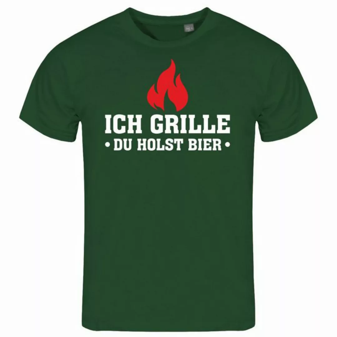 deinshirt Print-Shirt Herren T-Shirt Ich grille du holst Bier Funshirt mit günstig online kaufen