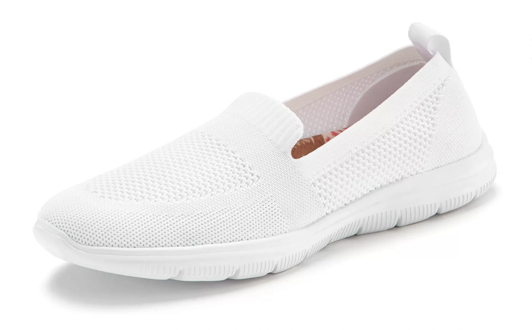 LASCANA Slipper "Slip-On-Sneaker", herausnehmbarer Innensohle, Halbschuh, u günstig online kaufen