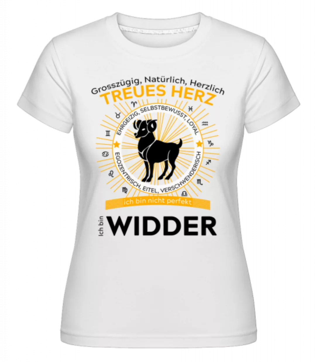 Sternzeichen Widder · Shirtinator Frauen T-Shirt günstig online kaufen