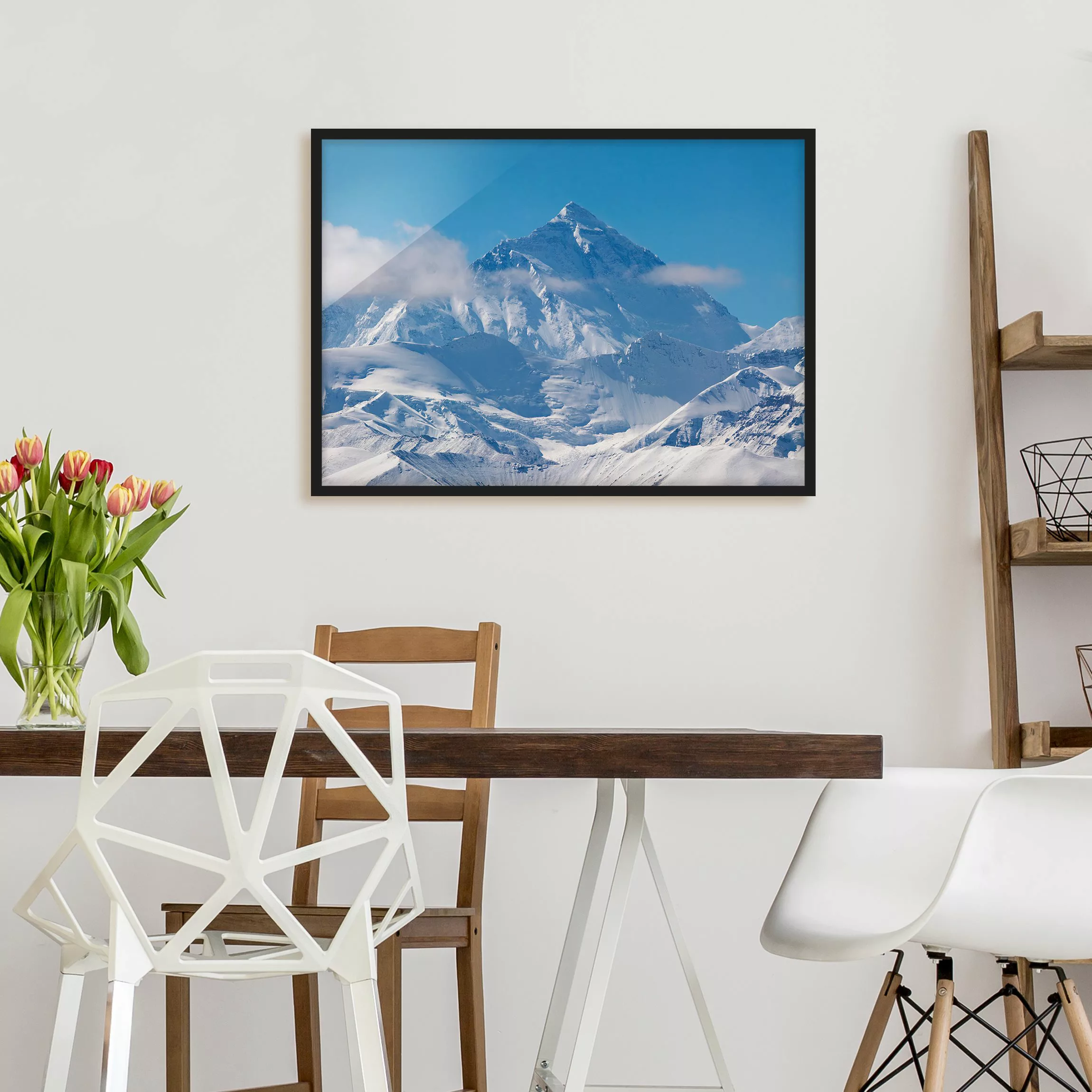 Bild mit Rahmen Natur & Landschaft - Querformat Mount Everest günstig online kaufen
