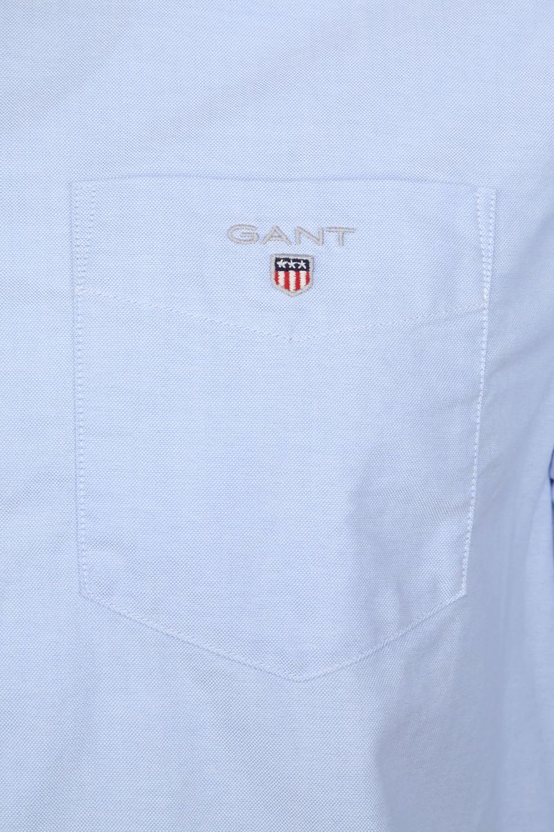 Gant Casual Hemd Oxford Hellblau - Größe M günstig online kaufen