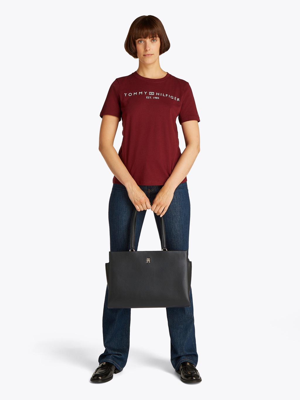 Tommy Hilfiger Tragetasche "TH LEGACY TOTE", Damen Henkeltasche, Umhängetas günstig online kaufen