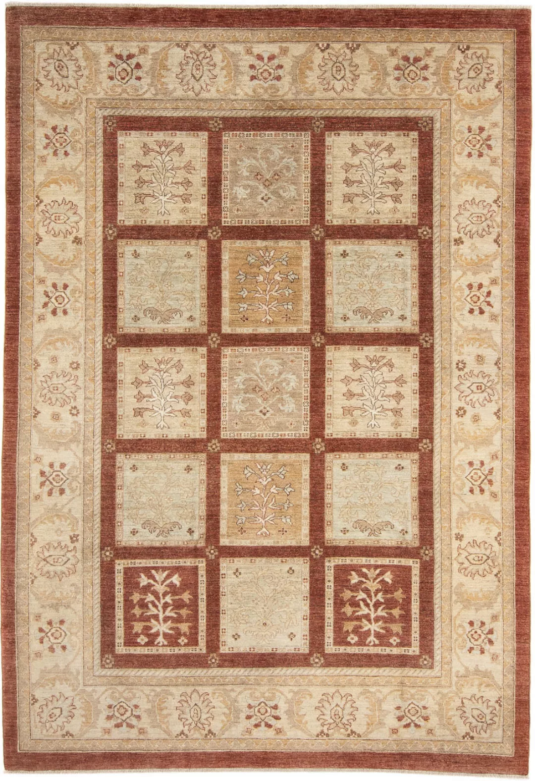 morgenland Orientteppich »Ziegler - 291 x 195 cm - rost«, rechteckig, Wohnz günstig online kaufen