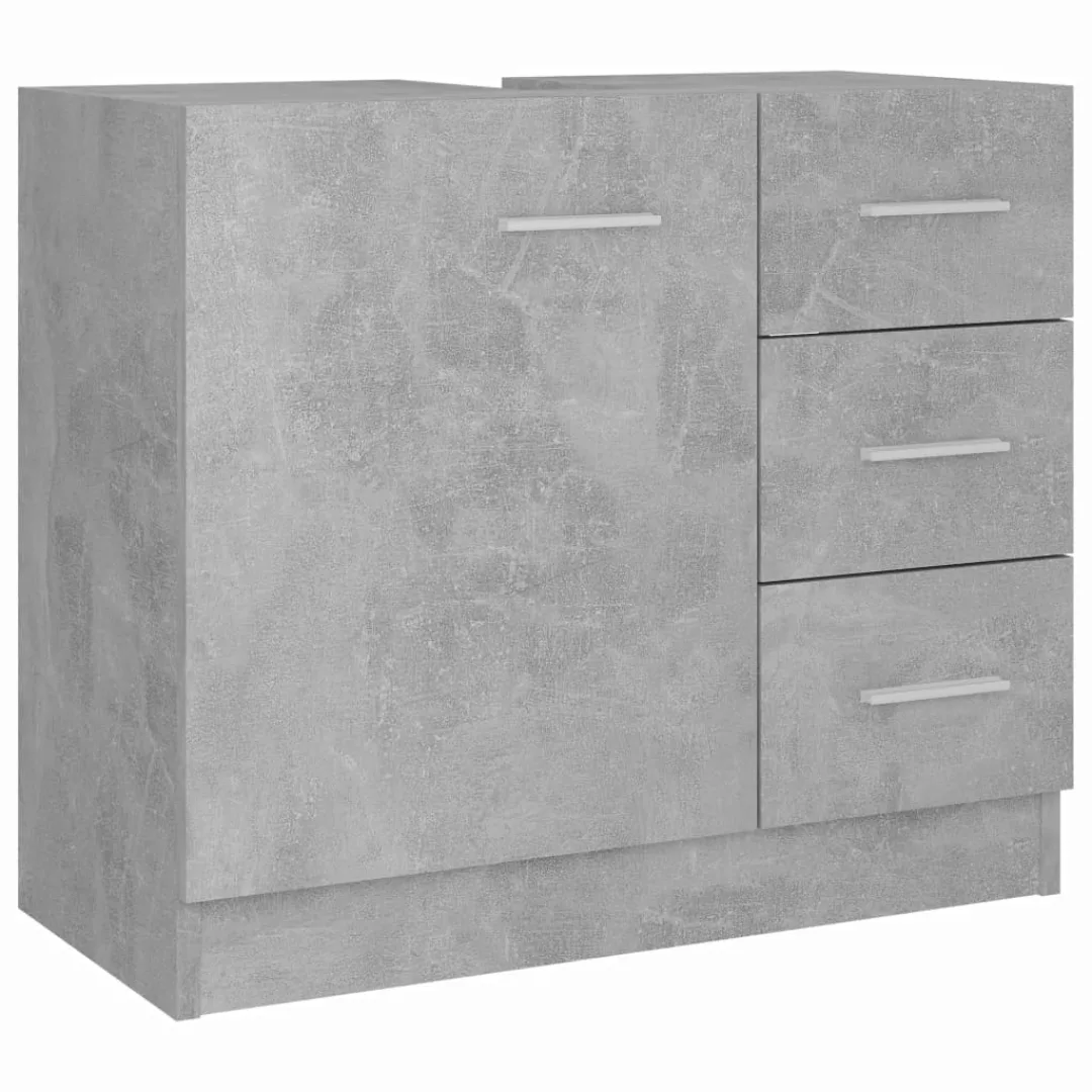 Waschbeckenunterschrank Betongrau 63x30x54 Cm Spanplatte günstig online kaufen