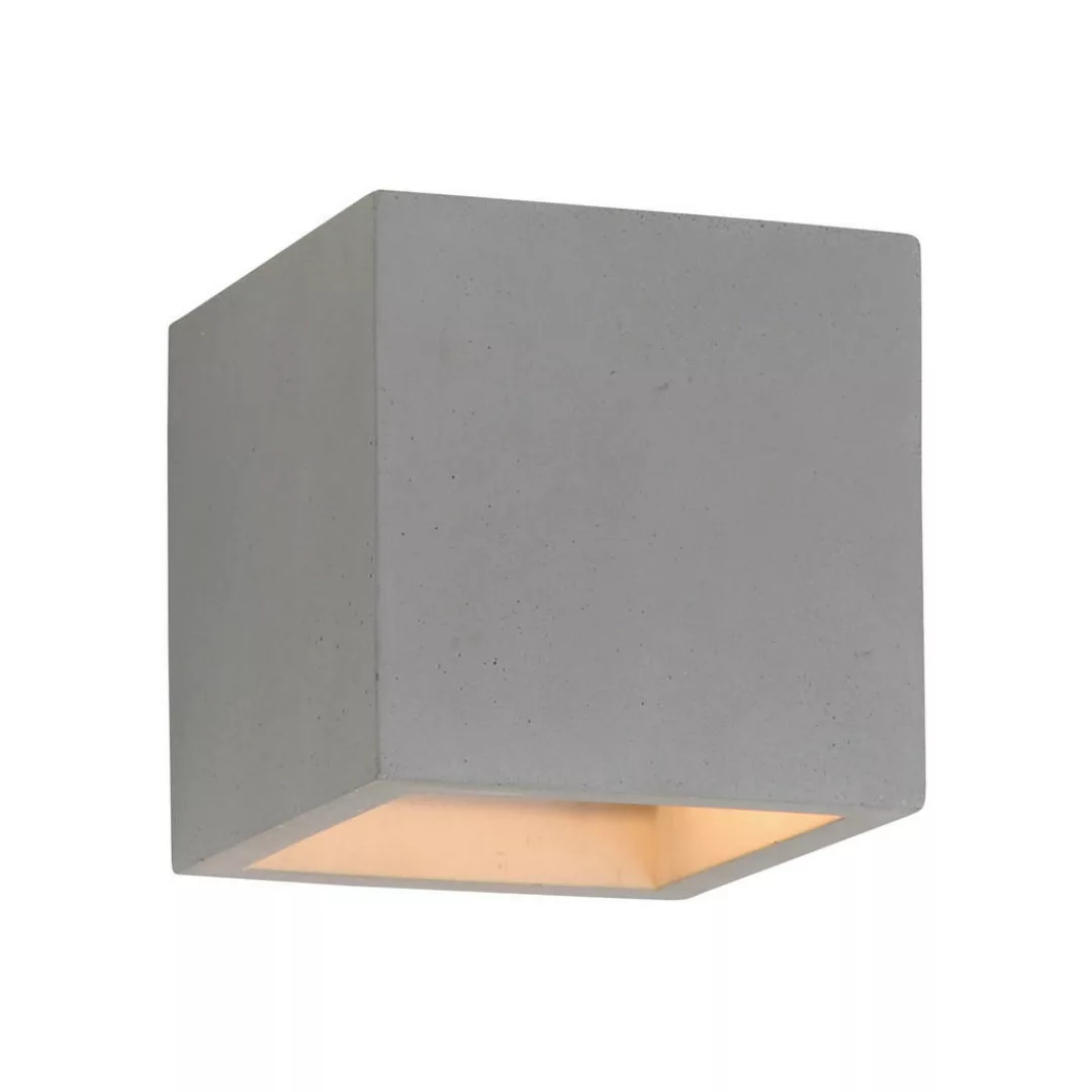 Paul Neuhaus Wandlampe Eton, Beton, 12 cm x 12 cm, up/down günstig online kaufen