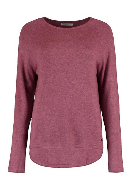 HaILY’S T-Shirt Dünnes Einfarbiges Langarm Basic Shirt (1-tlg) 4126 in Rot- günstig online kaufen