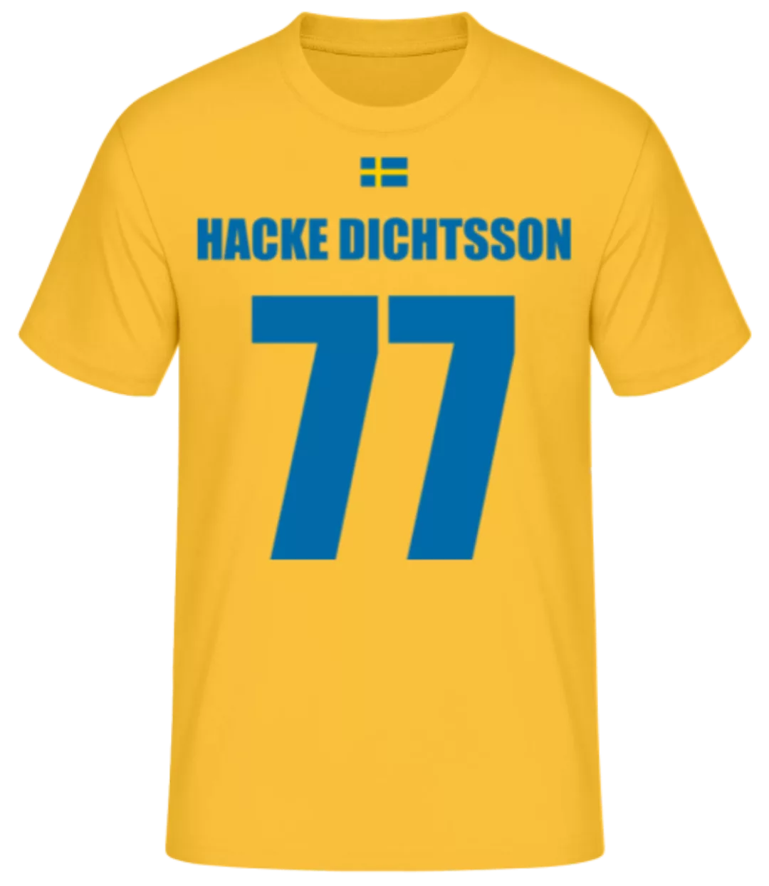 Schweden Fußball Trikot Hacke Dichtsson · Männer Basic T-Shirt günstig online kaufen