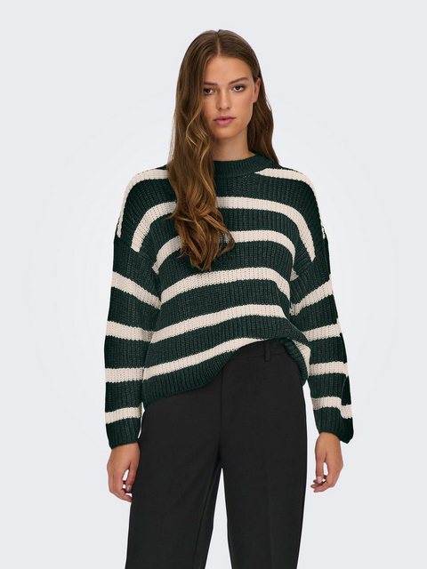 JACQUELINE de YONG Strickpullover Gestreifter Strick Pullover Rundhals JDYJ günstig online kaufen