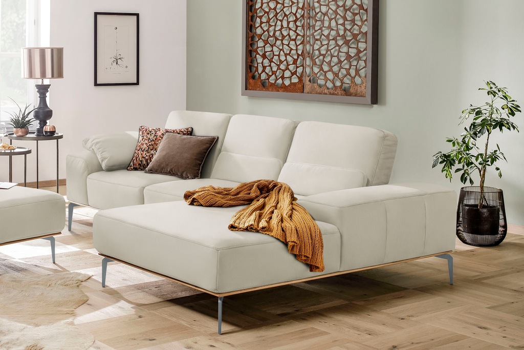 W.SCHILLIG Ecksofa "run, Designsofa mit tollem Sitzkomfort, bequem, L-Form" günstig online kaufen