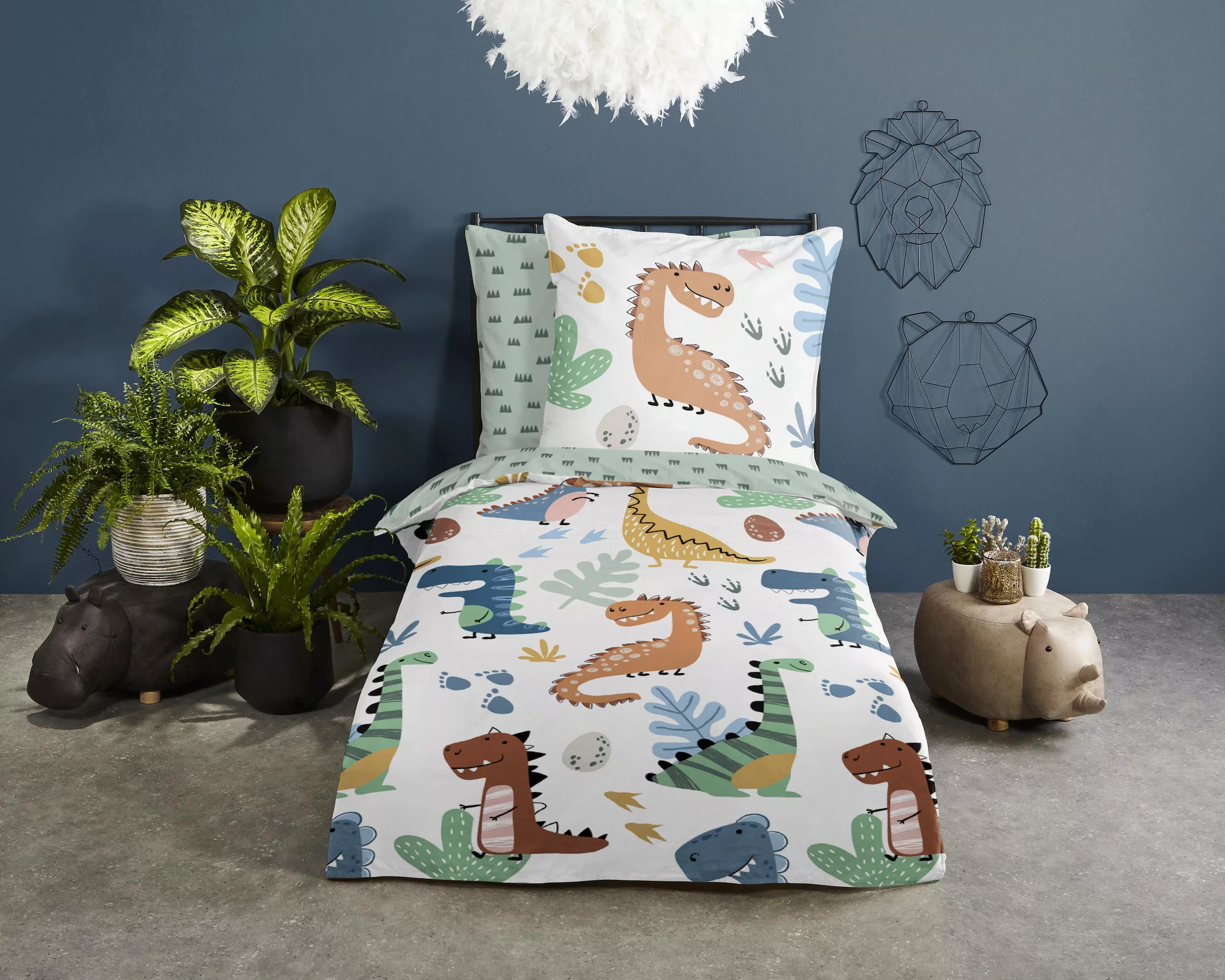good morning Bettwäsche dino bettwäsche 135x200 günstig online kaufen