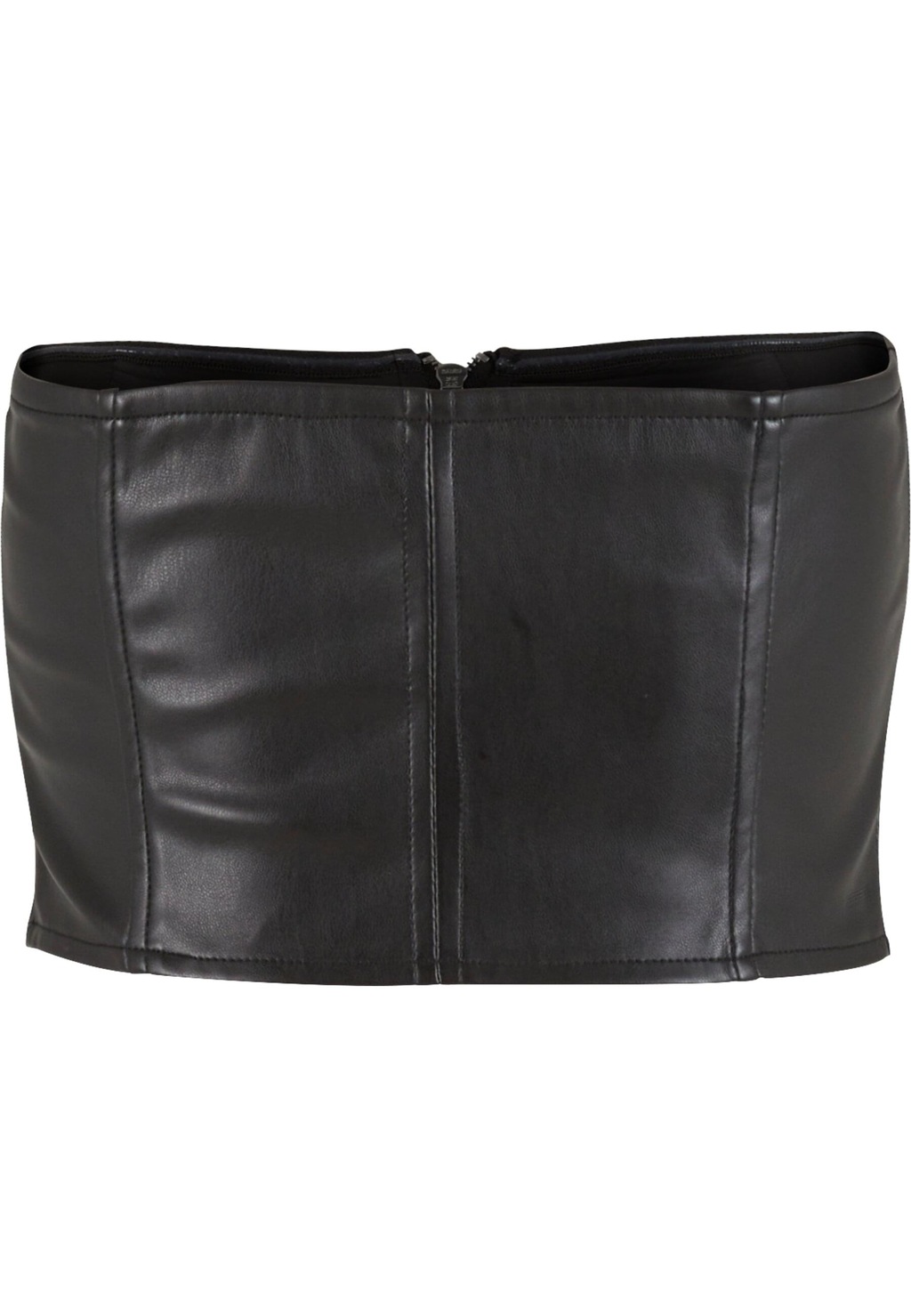 URBAN CLASSICS Muskelshirt "Urban Classics Ladies Synthetic Leather Bandeau günstig online kaufen