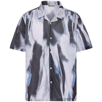 Dandalo  Hemdbluse Roel Oversize Lapel Collar All-over Print Short Sleeve S günstig online kaufen
