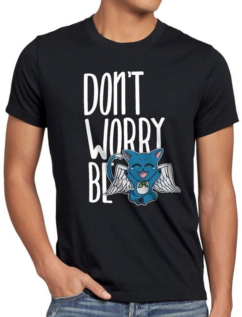 style3 T-Shirt Don't worry be Happy fairy anime manga japan tail günstig online kaufen