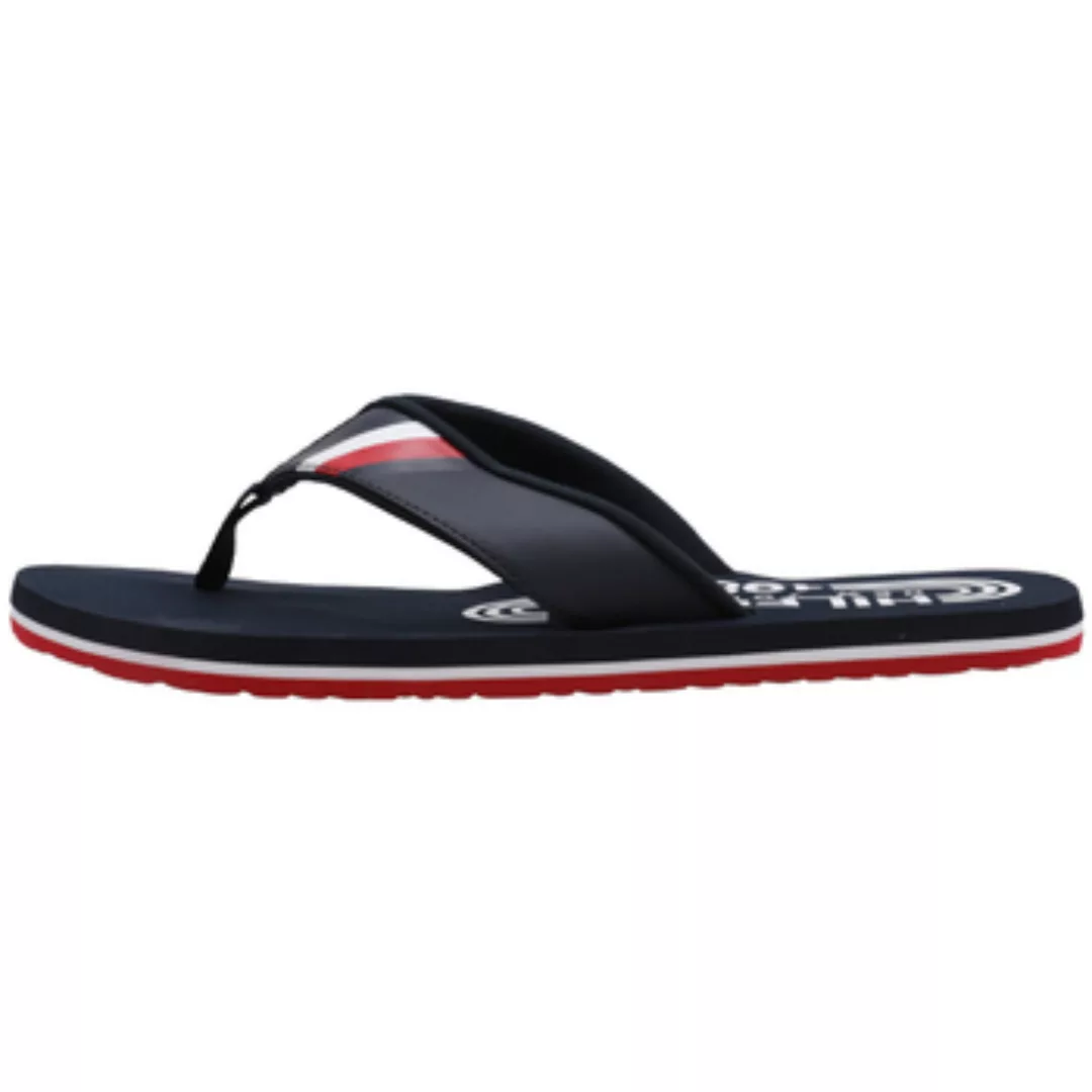 Tommy Hilfiger  Zehentrenner HILFIGER RWB PADDED BEACH SANDAL günstig online kaufen