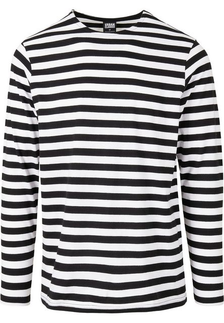 URBAN CLASSICS T-Shirt TB3801 - Regular Stripe LS white/black M günstig online kaufen