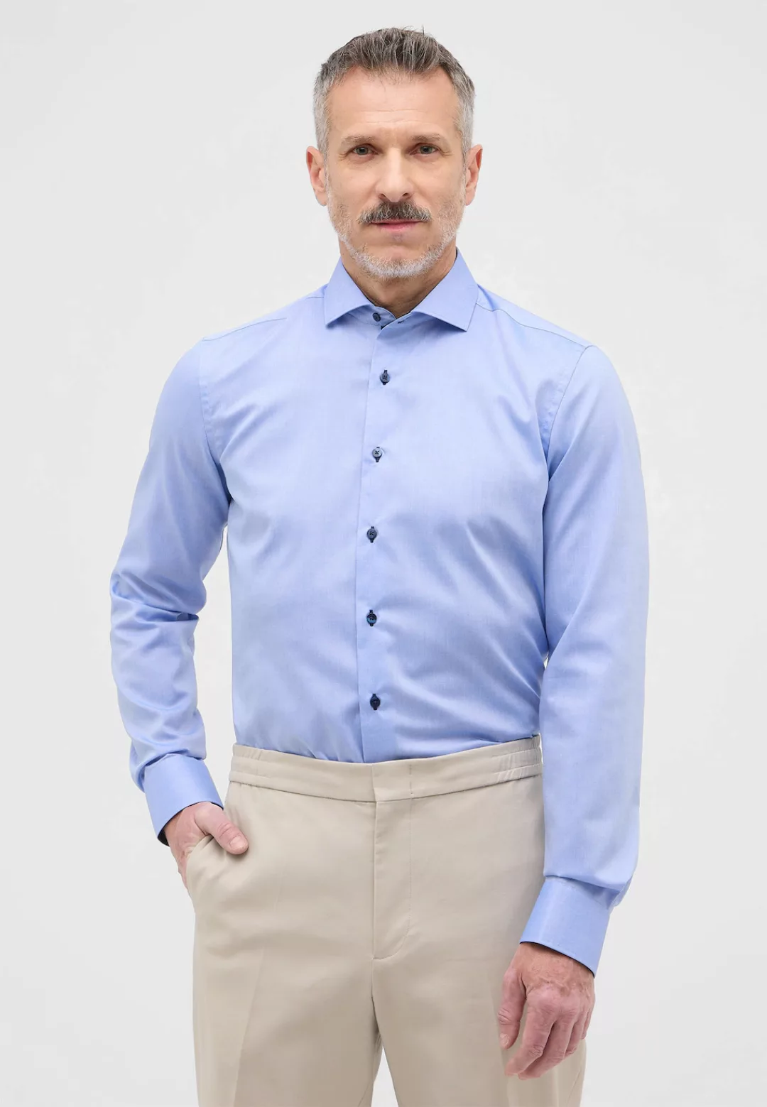 Eterna Langarmhemd "SLIM FIT", NON IRON (bügelfrei) günstig online kaufen