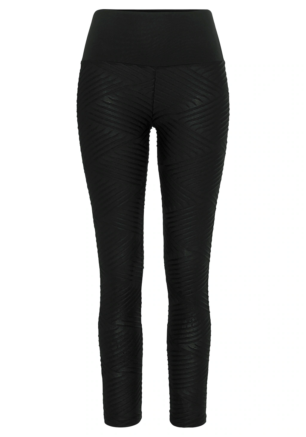 LASCANA ACTIVE Leggings, Sportleggings mit 3D-Struktur günstig online kaufen