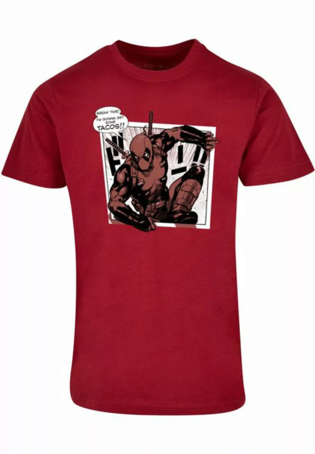 ABSOLUTE CULT T-Shirt ABSOLUTE CULT Herren Deadpool - Tacos Breaktime T-Shi günstig online kaufen